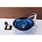 Anzzi Thalu Deco-Glass Vessel Sink in Sapphire Wisp N48 - alternate 9